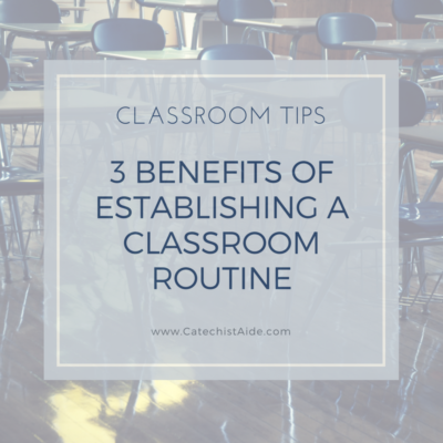 Benefits of Establishing a Classroom Routine