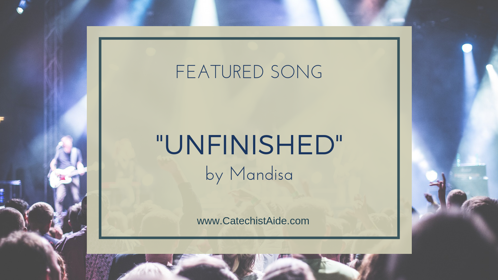 Featured Song November 2018 Catechist S Aide Not scared to say it, i used to be the one / preaching it to you, that. featured song november 2018